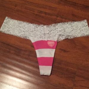 VS lace thong. Brand new with tag. Size small